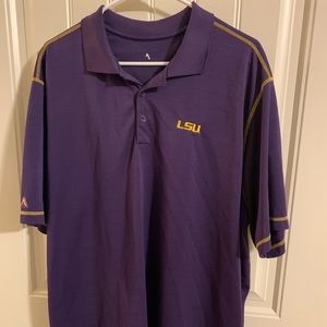 Antigua LSU polo style shirt